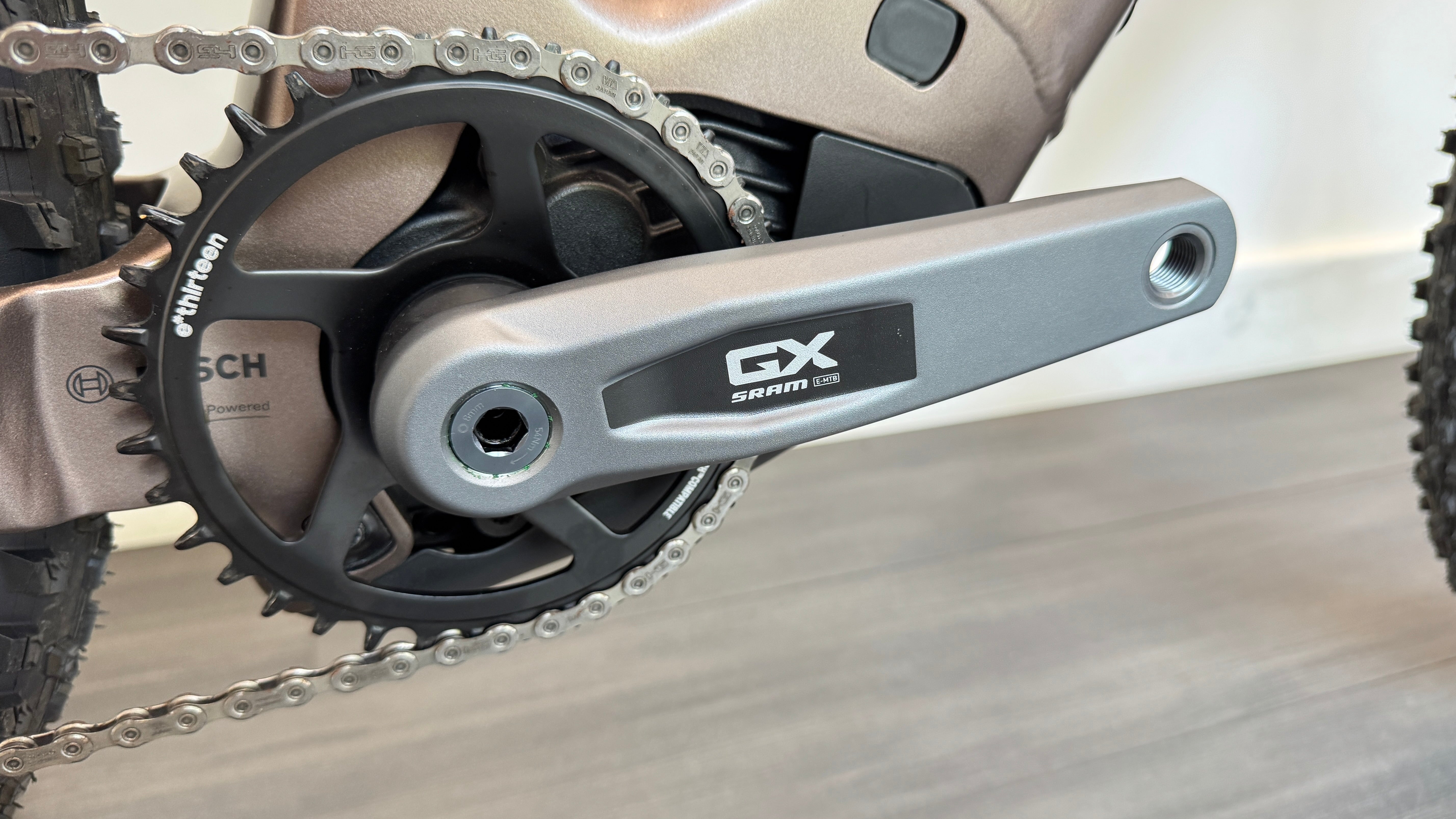 2025 TREK Powerfly+ 8 Gen 5 800Wh Electric Mountain Bike Bosch Gen 5 120Nm in Satin Lunar Silver and Bronze