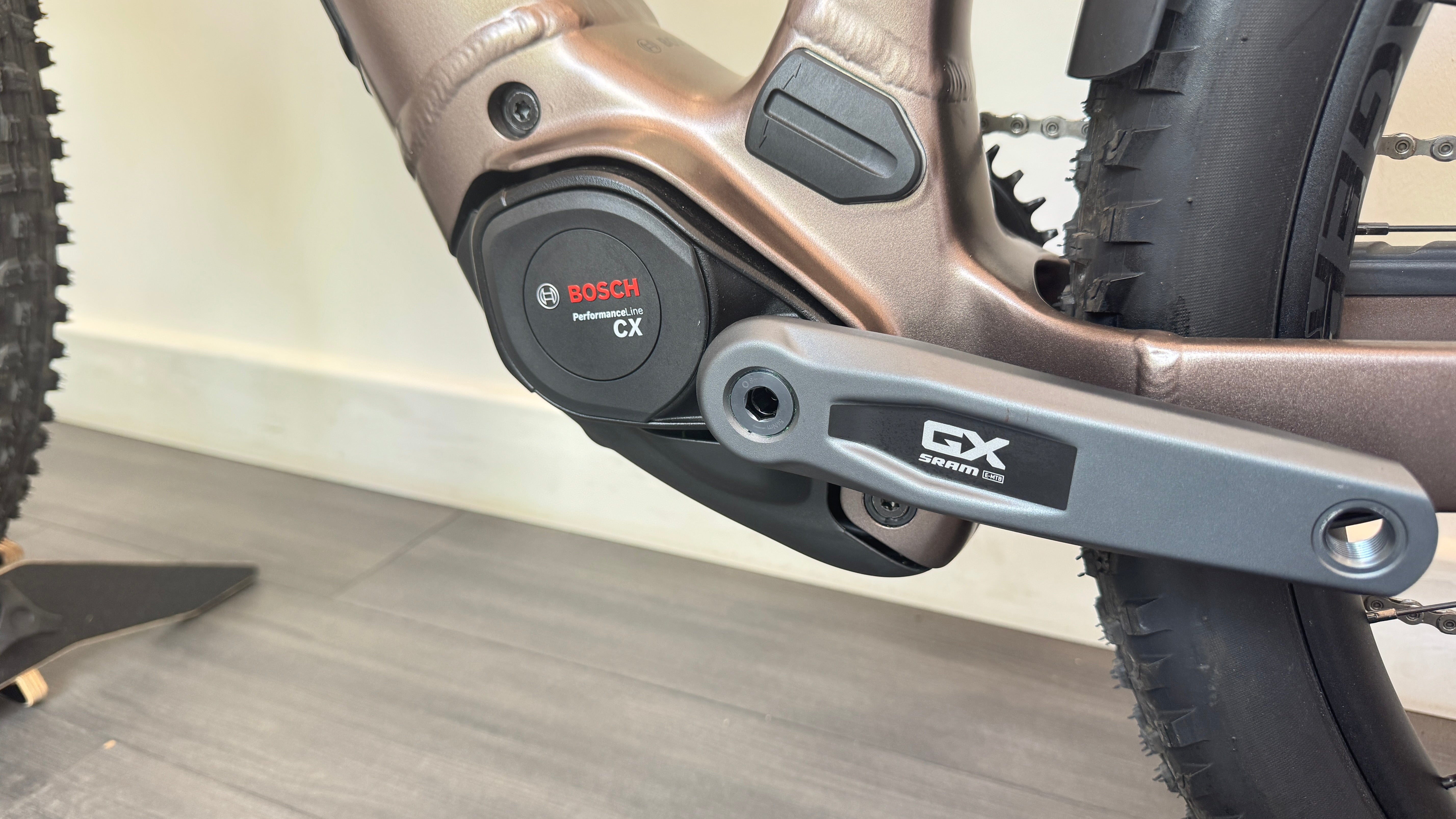 2025 TREK Powerfly+ 8 Gen 5 800Wh Electric Mountain Bike Bosch Gen 5 120Nm in Satin Lunar Silver and Bronze