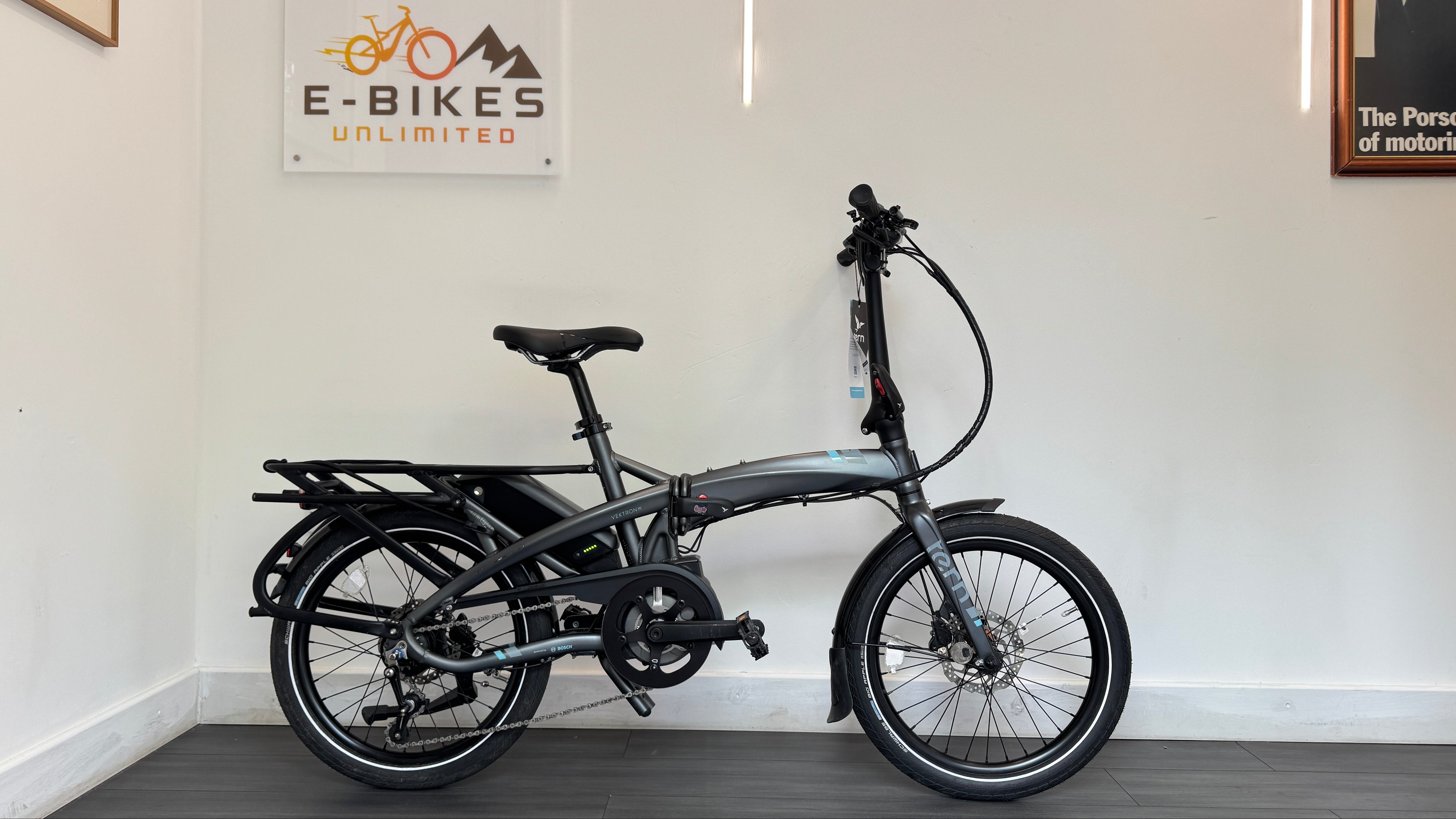 Tern Vektron P7i Electric Folding Bike Matte Gunmetal Grey RRP £2995 Bike Ebike