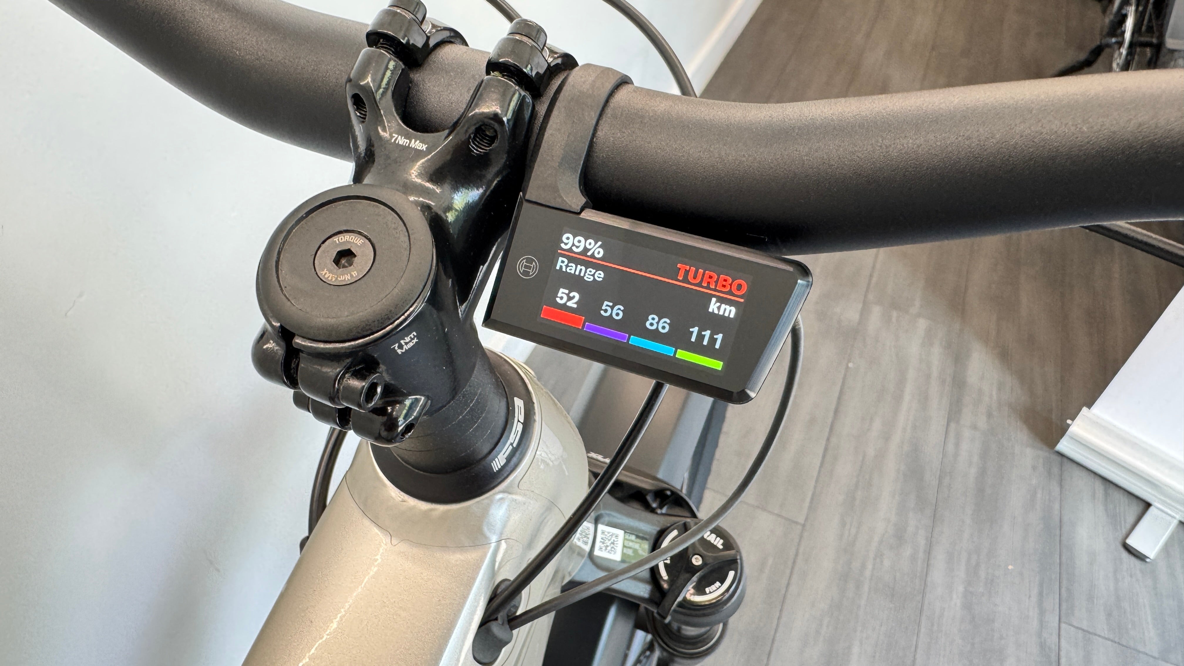 2025 TREK Powerfly+ 8 Gen 5 LARGE 800Wh Purion 400 Electric Mountain Bike Bosch 120Nm in Satin Lunar Silver and Bronze