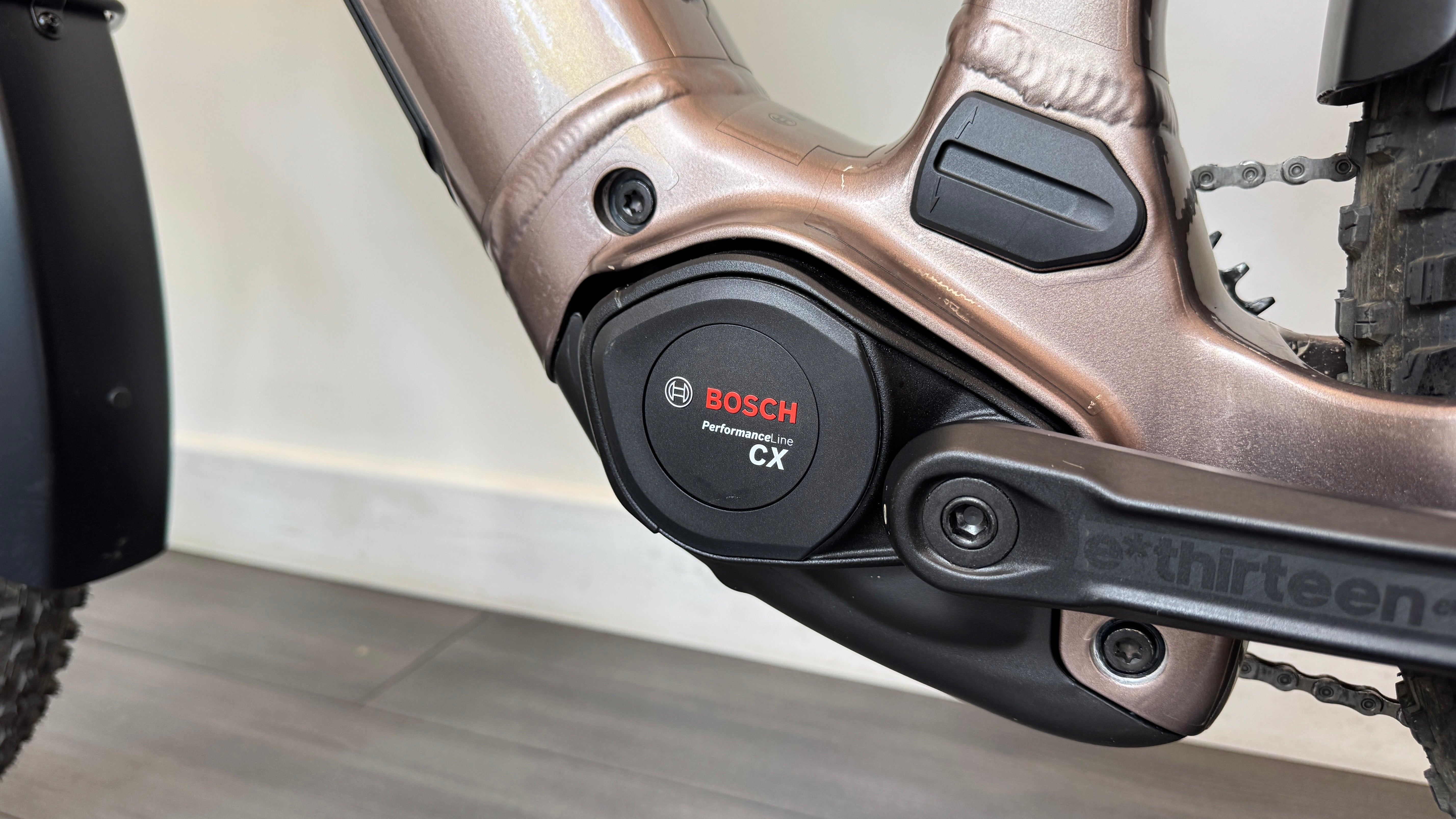 2025 TREK Powerfly+ 8 Gen 5 LARGE 800Wh Purion 400 Electric Mountain Bike Bosch 120Nm in Satin Lunar Silver and Bronze