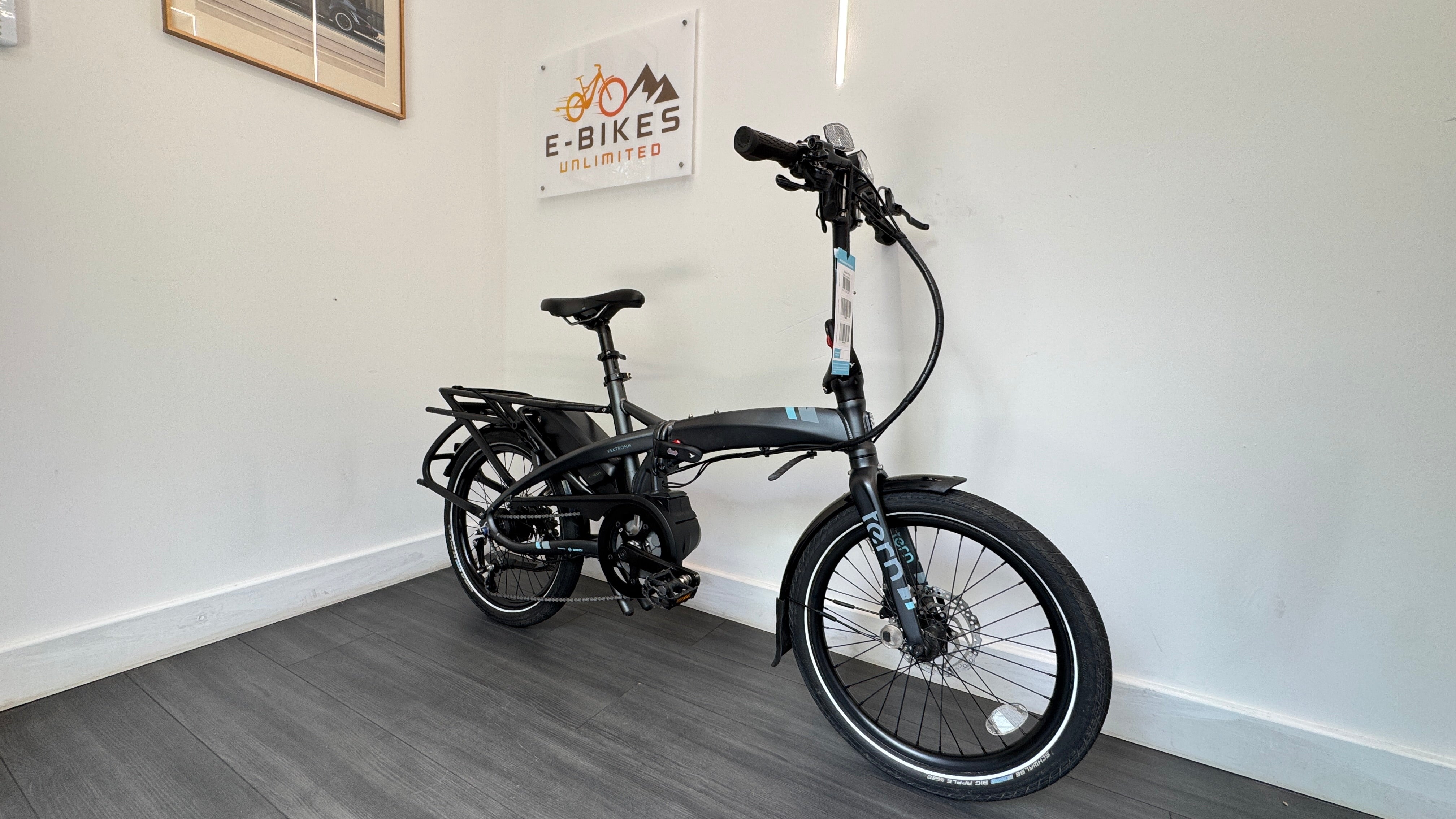 Tern Vektron P7i Electric Folding Bike Matte Gunmetal Grey RRP £2995 Bike Ebike