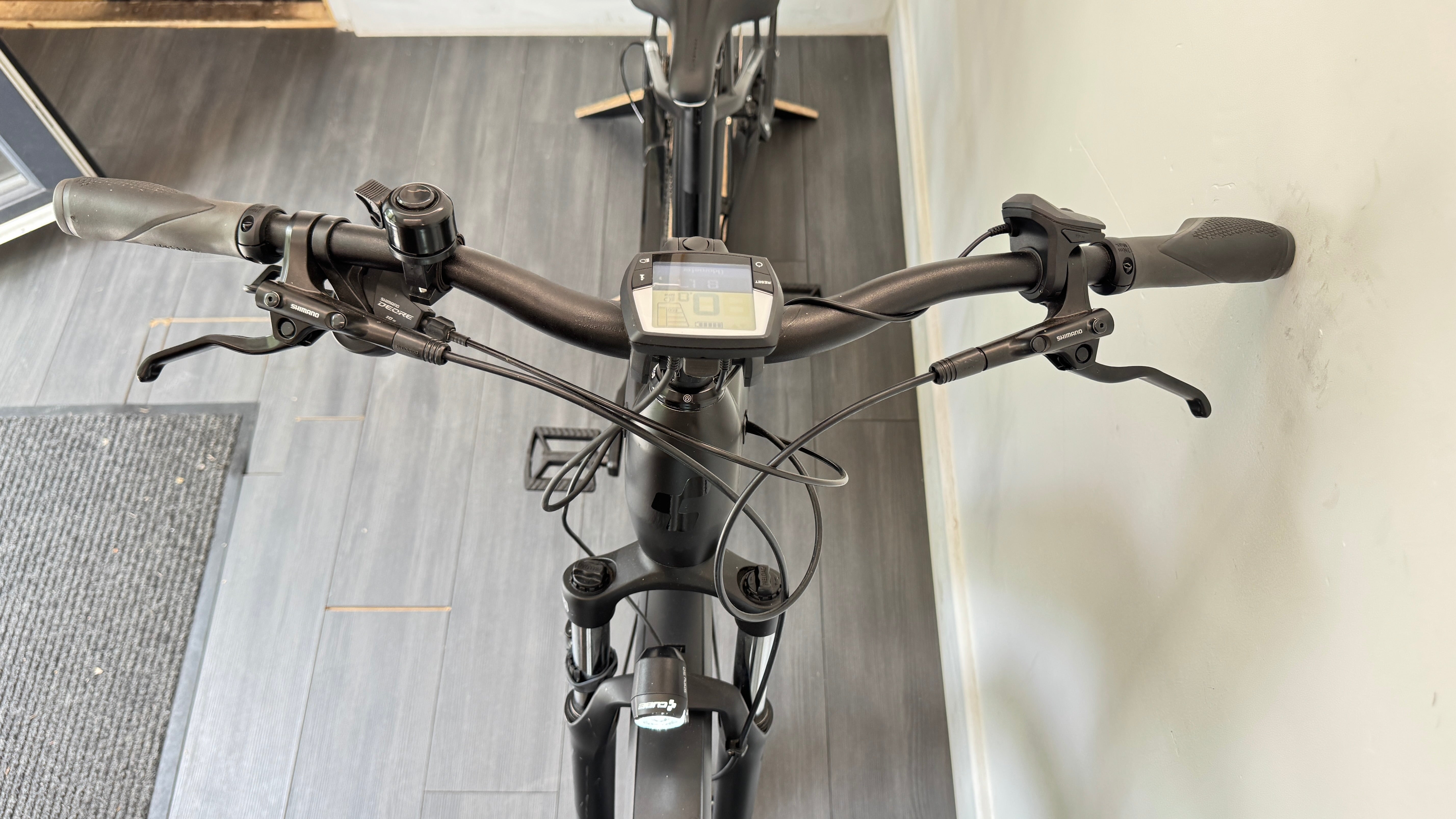 Cube Touring Hybrid Pro 500Wh Black/White X Small 46cm Step Thru Electric Bike Ebike