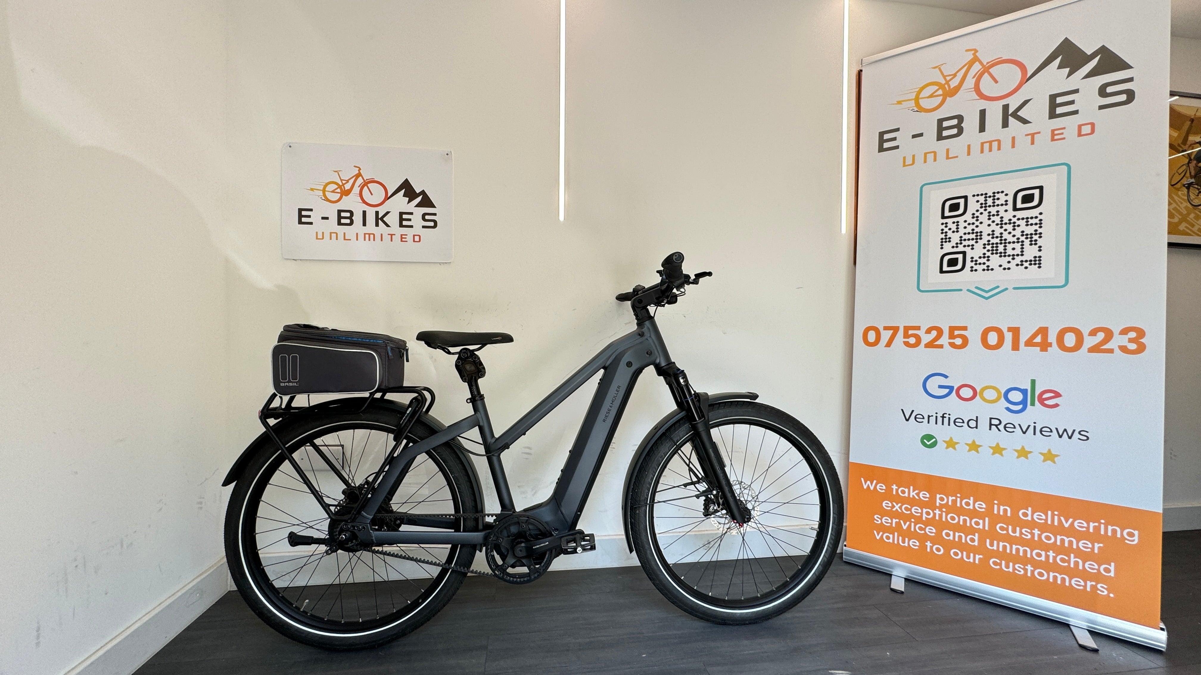 Riese & Müller Charger4 Mixte GT Vario - 46cm SMALL Electric Hybrid Bike Bosch 750Wh Powertube
