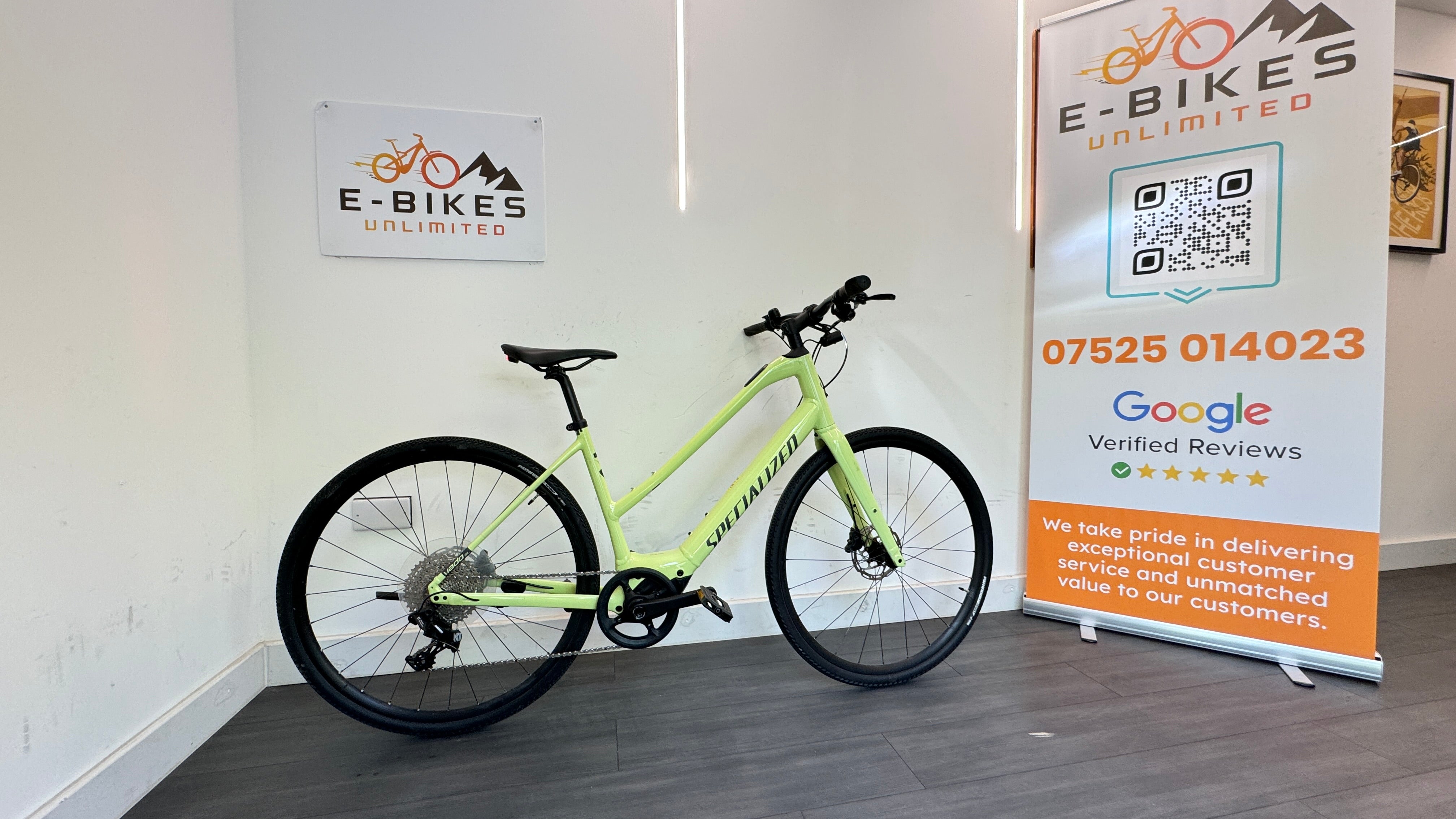 Specialized Turbo Vado SL 4.0 LARGE Step-Through Limestone 320Wh battery 291 miles RRP £2500