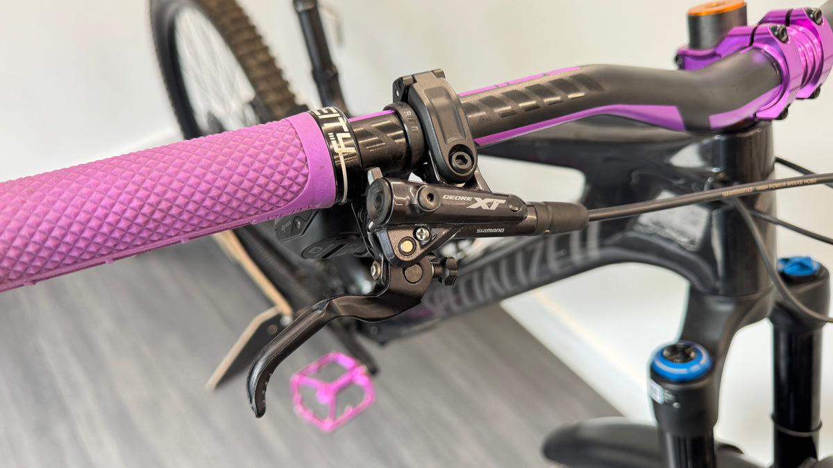 Specialized Turbo Kenevo SL Comp S3 Medium/Large Electric Mountain Bike Ebike - Gloss Smoke SRAM AXS Deity upgrades