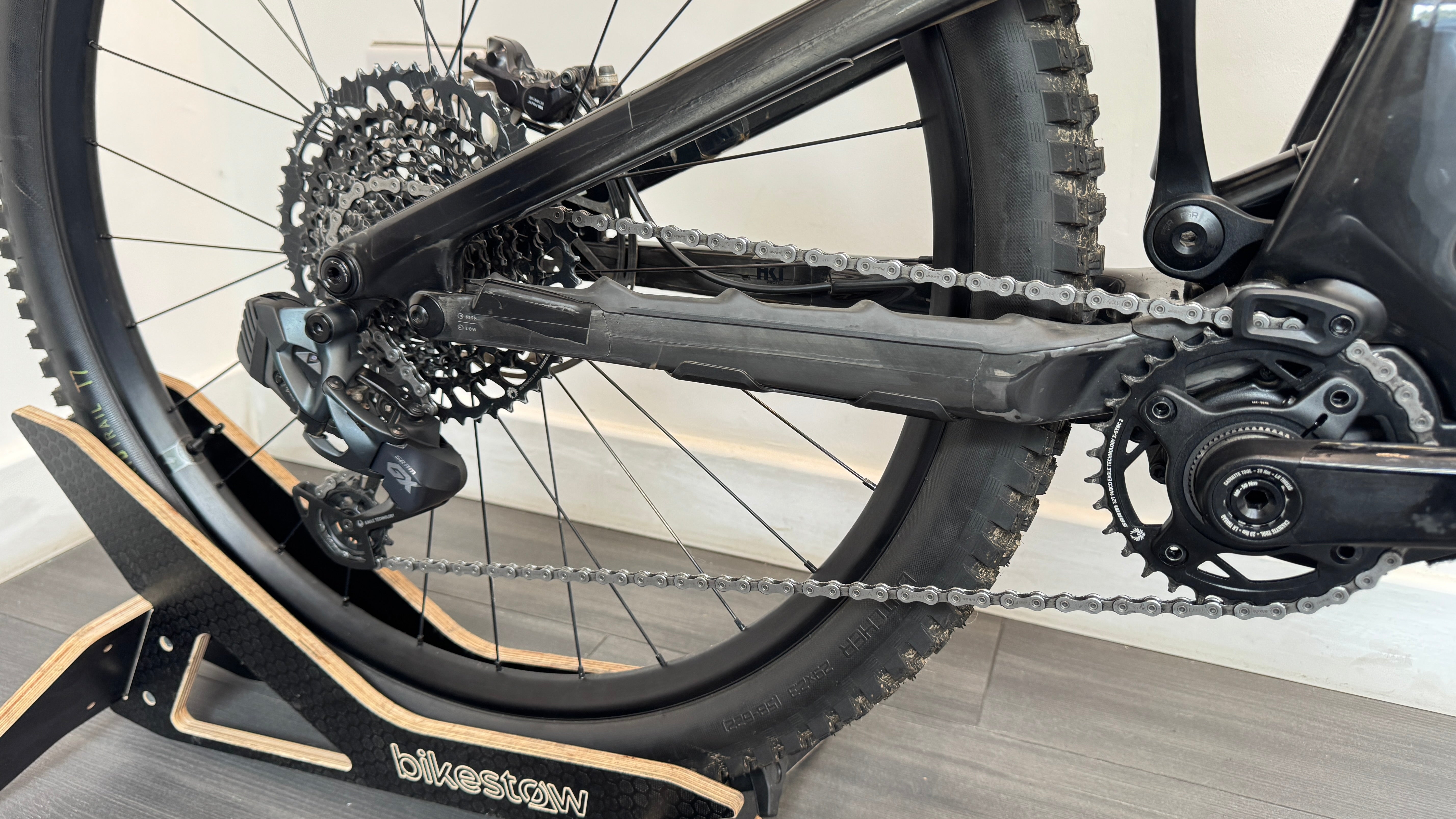 Specialized Turbo Kenevo SL Comp S3 Medium/Large Electric Mountain Bike Ebike - Gloss Smoke SRAM AXS Deity upgrades