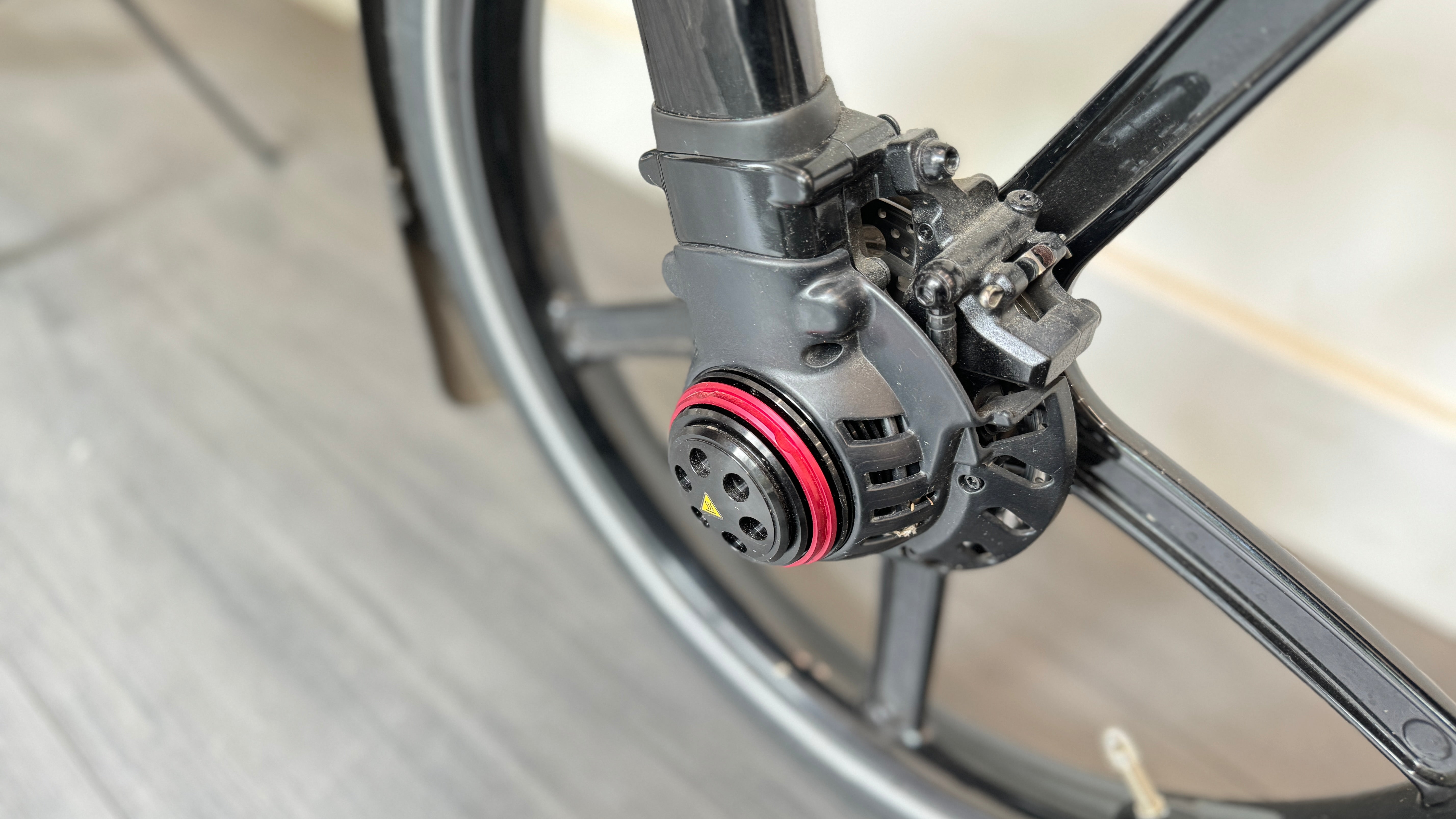 Gocycle GX Blue Folding Electric Bike ebike with only 200 miles Mudguards lights