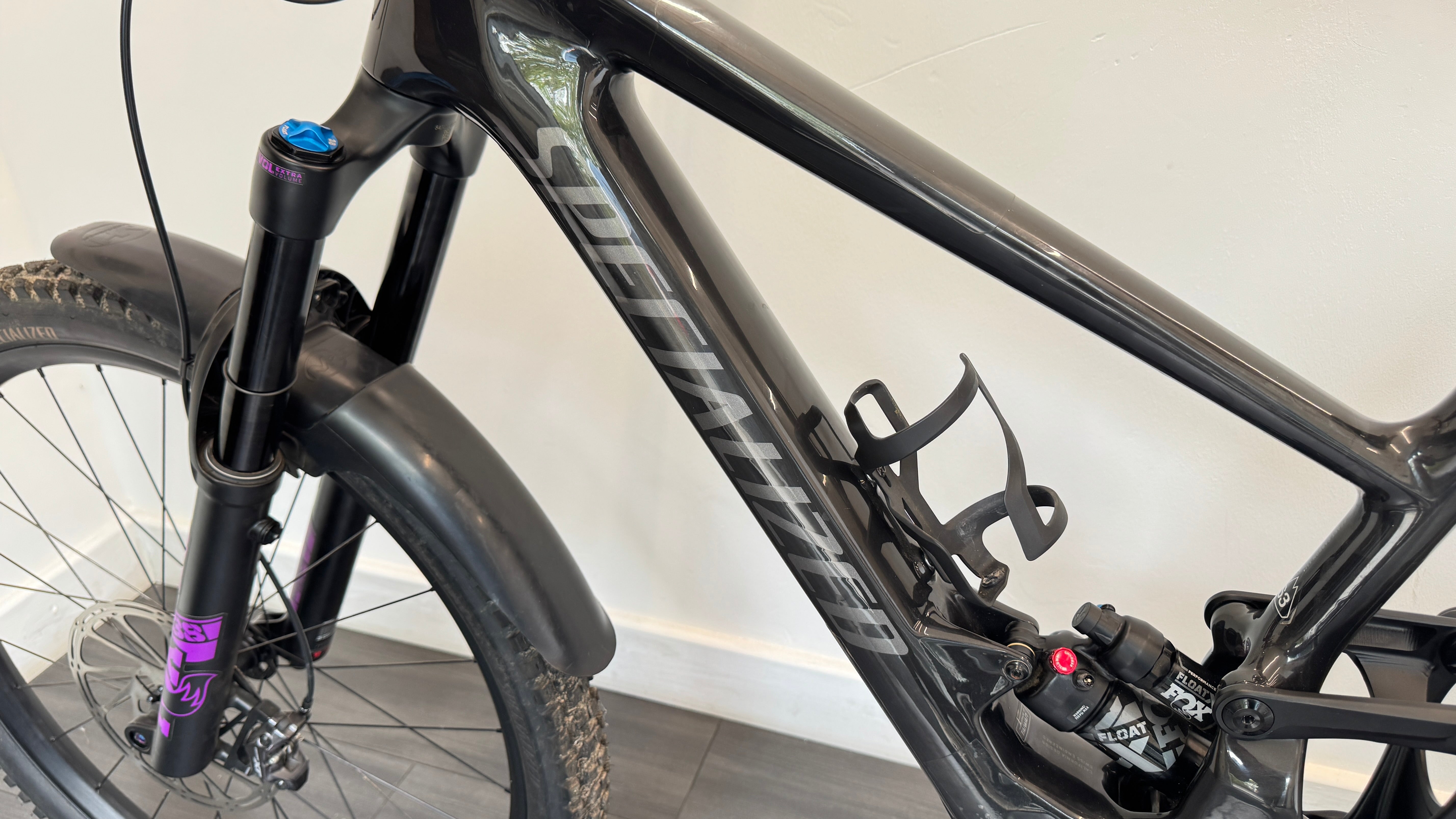Specialized Turbo Kenevo SL Comp S3 Medium/Large Electric Mountain Bike Ebike - Gloss Smoke SRAM AXS Deity upgrades