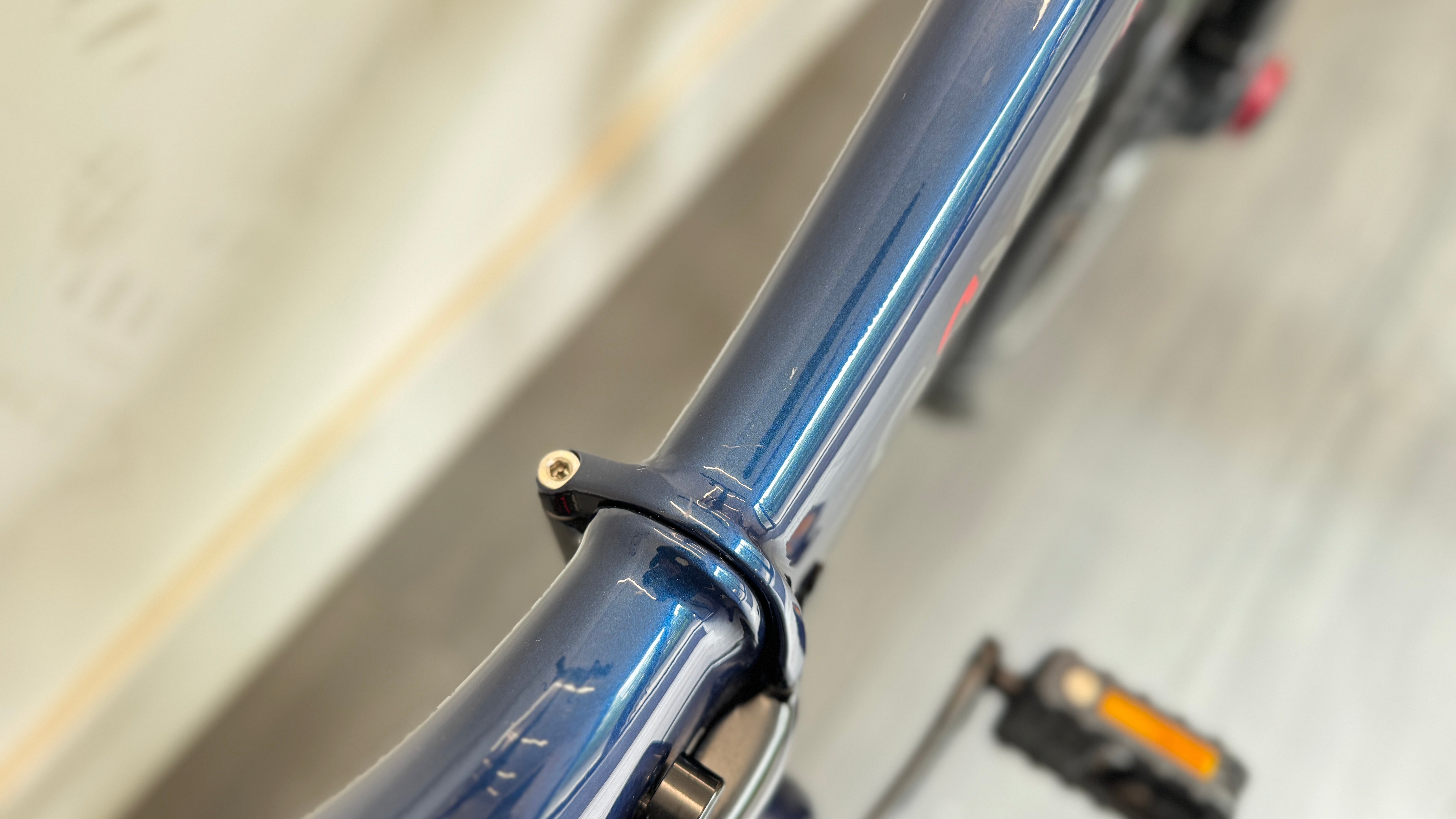 Gocycle GX Blue Folding Electric Bike ebike with only 200 miles Mudguards lights