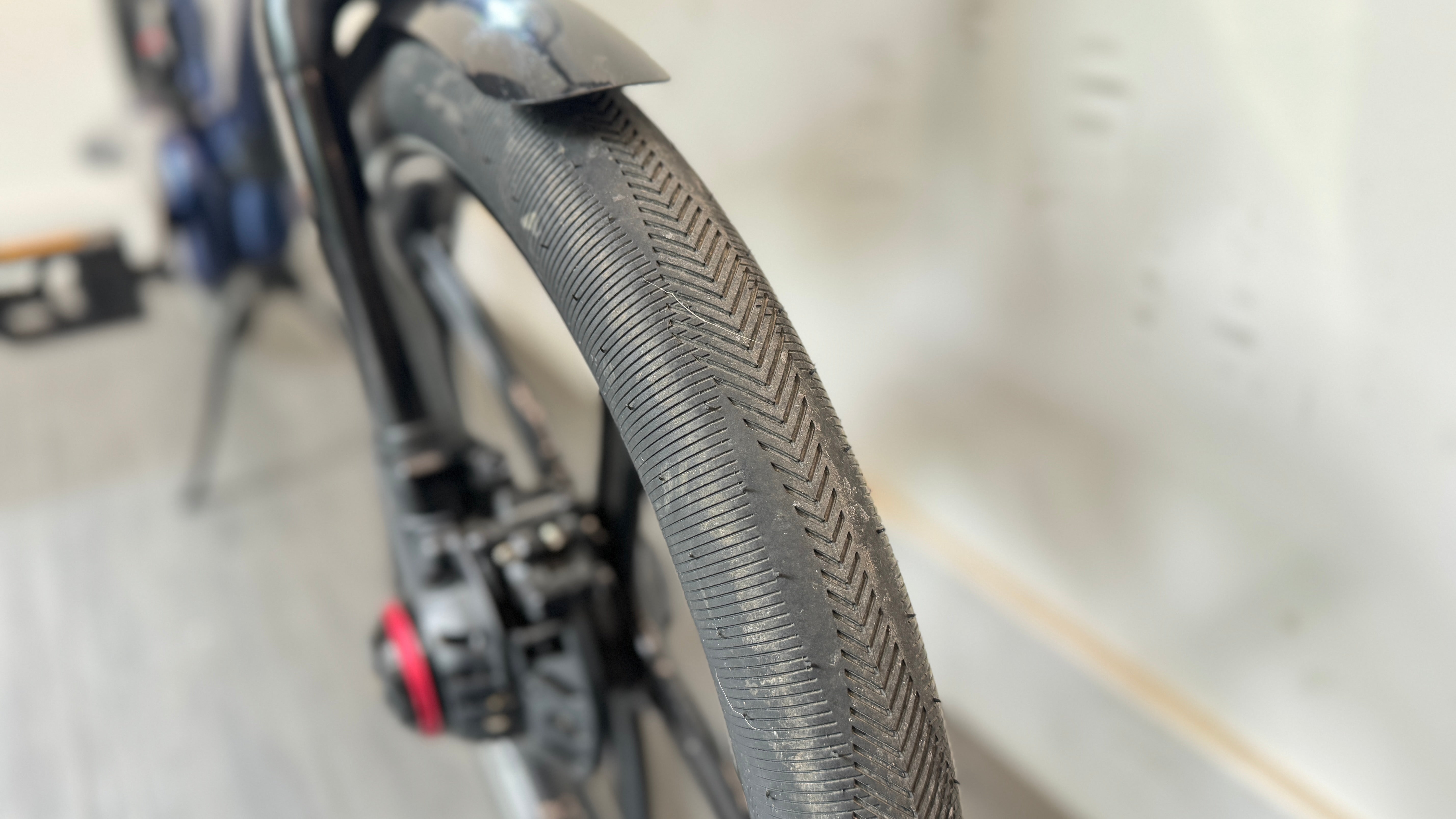 Gocycle GX Blue Folding Electric Bike ebike with only 200 miles Mudguards lights