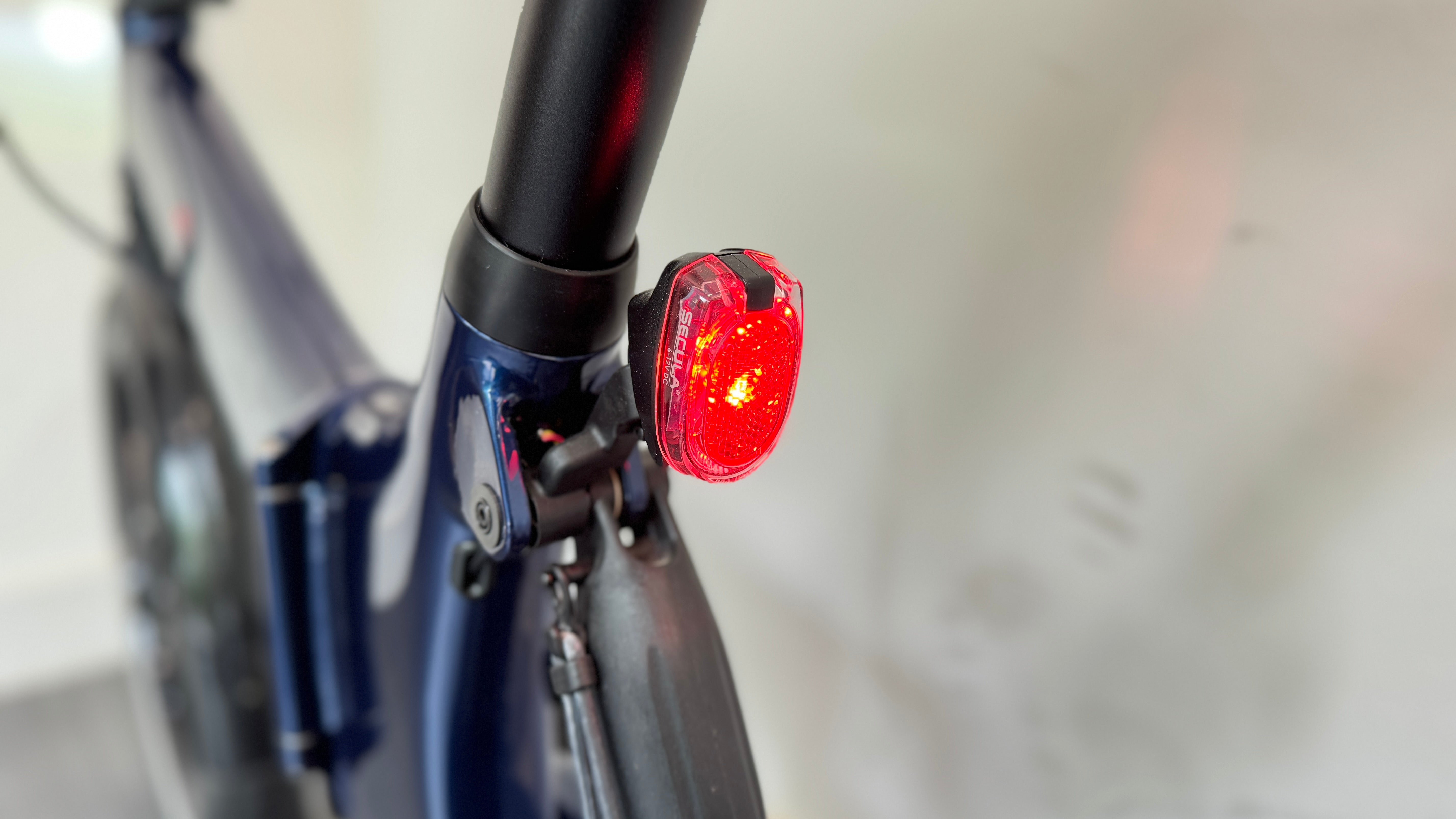 Gocycle GX Blue Folding Electric Bike ebike with only 200 miles Mudguards lights