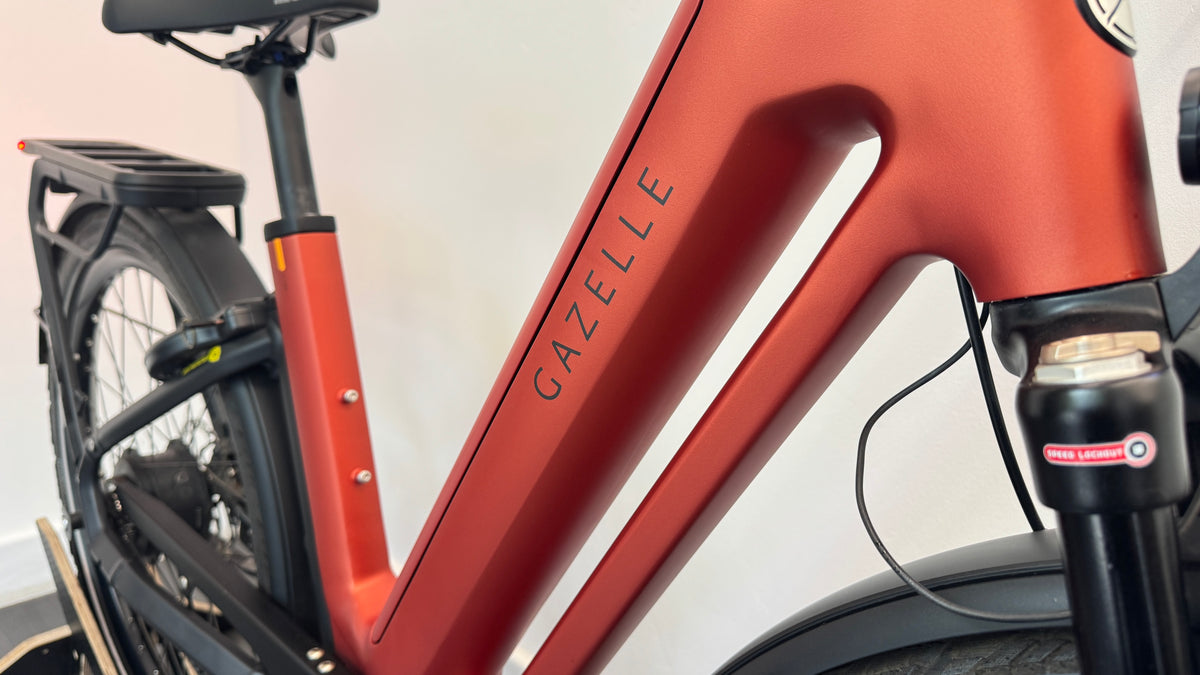Gazelle Eclipse C380 HMB Low-Step LARGE 45cm 750Wh Enviolo Belt Drive Bosch Kiox 300 RRP £5499 ONLY 71 miles