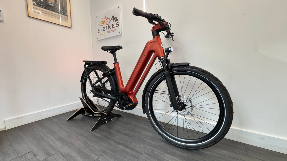 Gazelle Eclipse C380 HMB Low-Step LARGE 45cm 750Wh Enviolo Belt Drive Bosch Kiox 300 RRP £5499 ONLY 71 miles