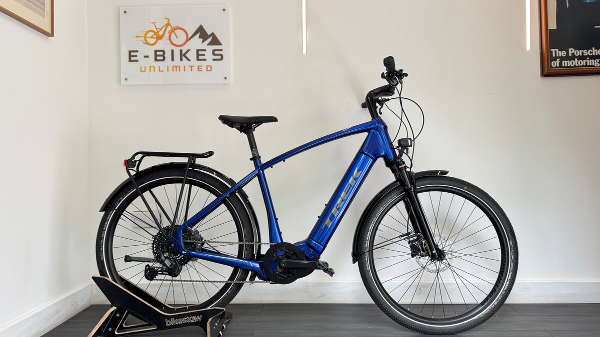 Trek Allant+ 7 Performance CX 625Wh Electric Bike In Hex Blue Only 202 miles RRP £2999