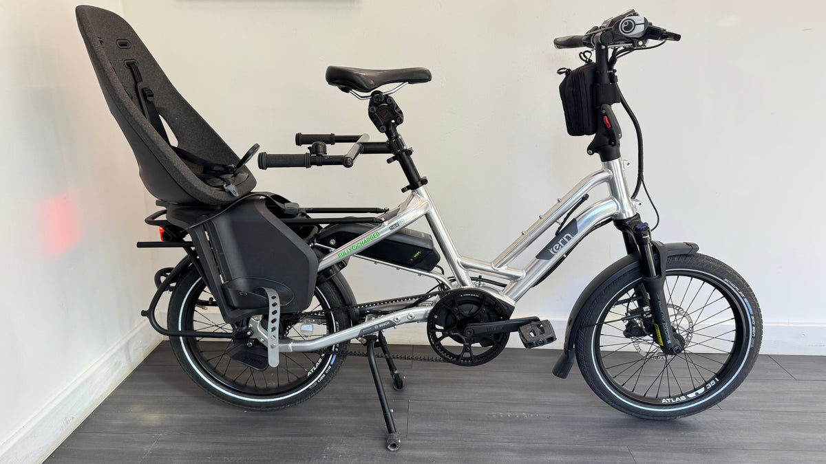 Tern HSD S+ Performance Electric Bike Enviolo Automatic Belt Drive Cargo Bike 228 miles RRP £5200