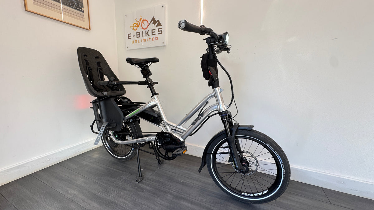 Tern HSD S+ Performance Electric Bike Enviolo Automatic Belt Drive Cargo Bike 228 miles RRP £5200