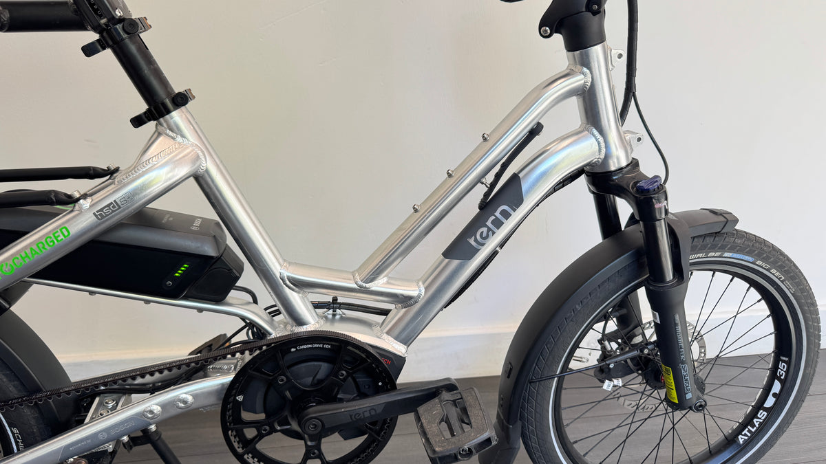 Tern HSD S+ Performance Electric Bike Enviolo Automatic Belt Drive Cargo Bike 228 miles RRP £5200