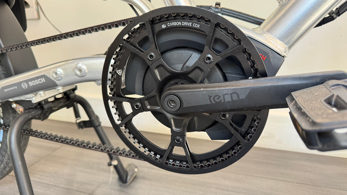 Tern HSD S+ Performance Electric Bike Enviolo Automatic Belt Drive Cargo Bike 228 miles RRP £5200