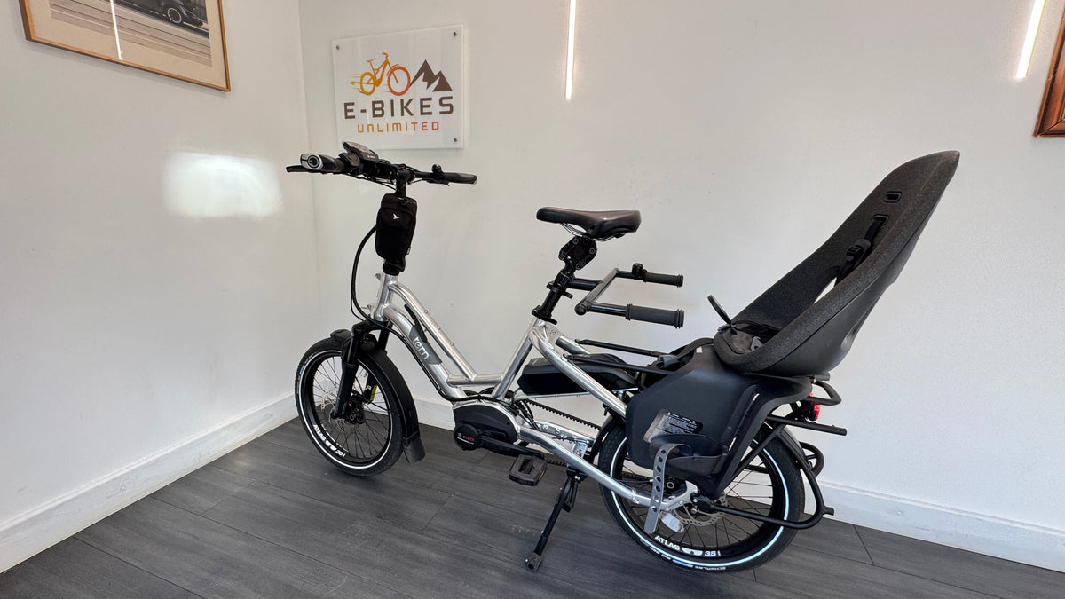 Tern HSD S+ Performance Electric Bike Enviolo Automatic Belt Drive Cargo Bike 228 miles RRP £5200
