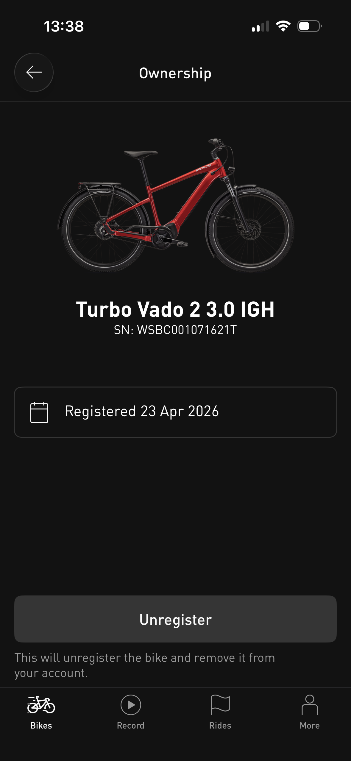 Specialized Vado 2 3.0 IGH ENVIOlO LARGE Electric Hybrid Bike RRP £2399 Belt Drive