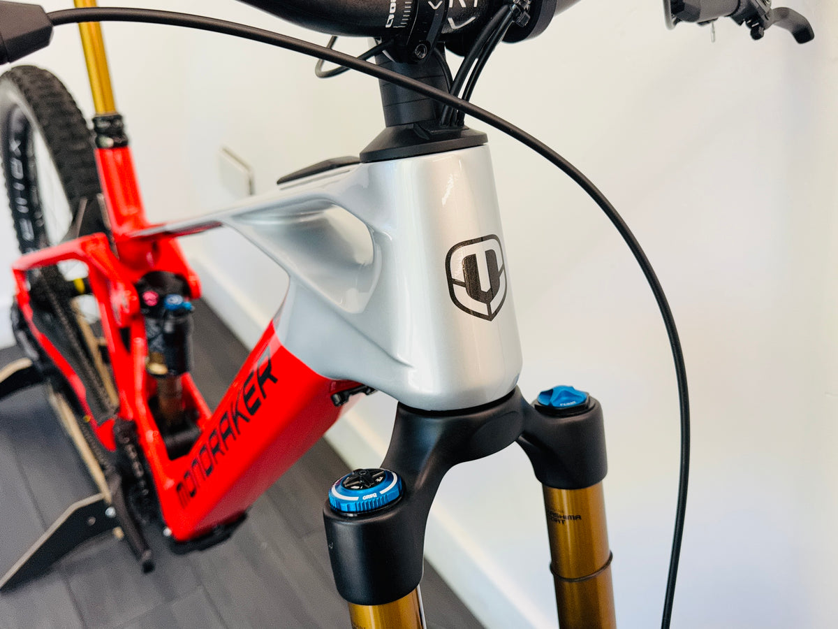 Mondraker Crafty Carbon RR Electric Bike LARGE Red/Silver/Grey Bosch Volspeed Kiox 500 Excellent