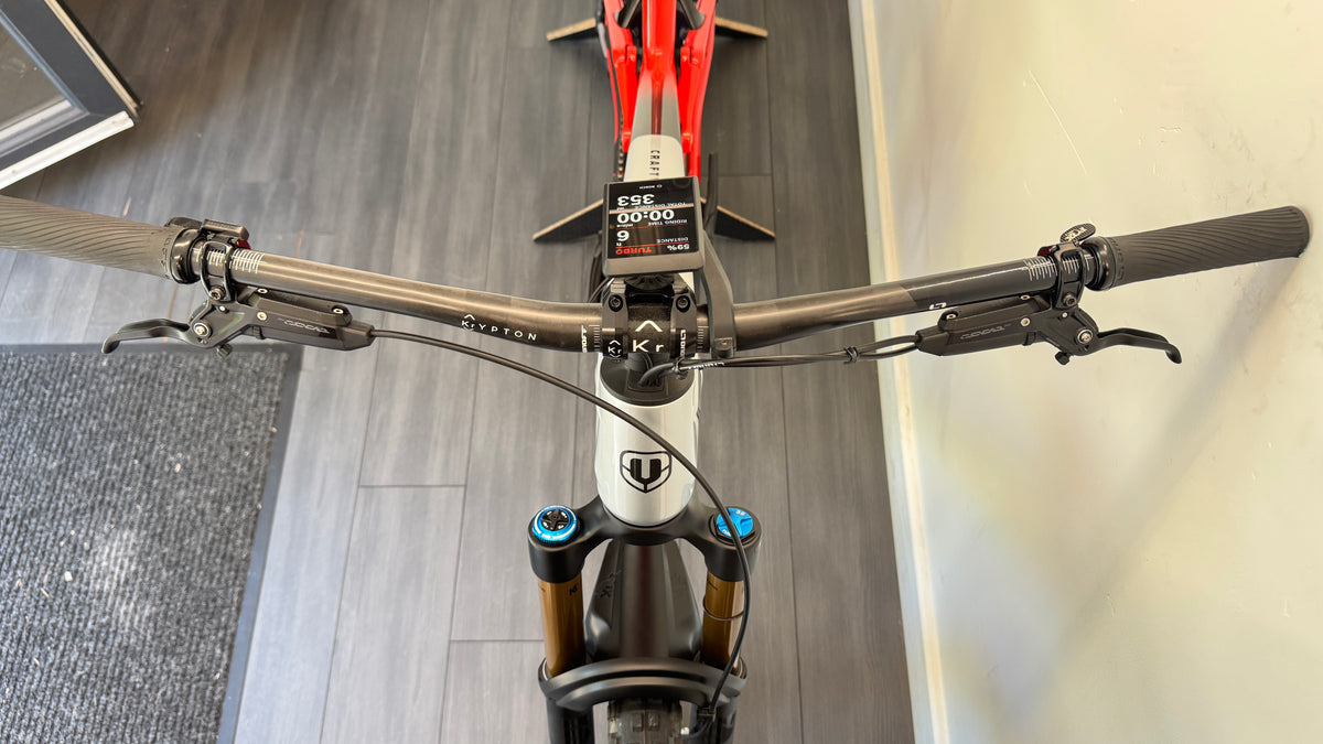 Mondraker Crafty Carbon RR Electric Bike LARGE Red/Silver/Grey Bosch Volspeed Kiox 500 Excellent