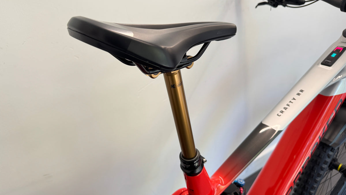 Mondraker Crafty Carbon RR Electric Bike LARGE Red/Silver/Grey Bosch Volspeed Kiox 500 Excellent