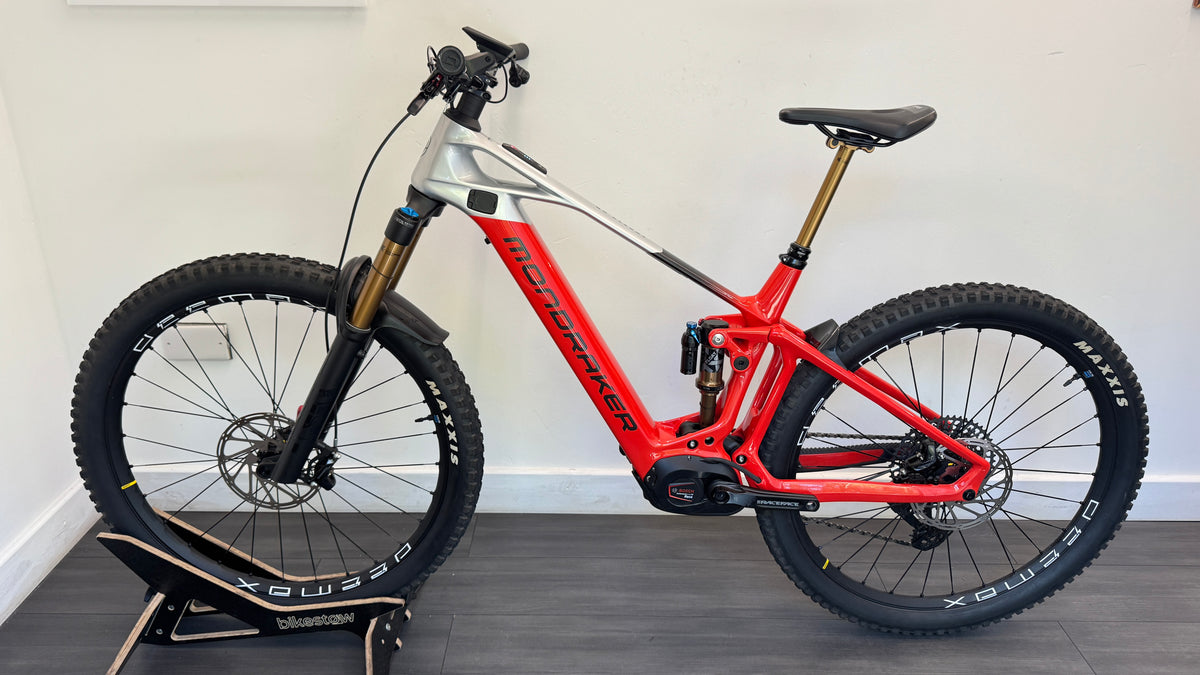 Mondraker Crafty Carbon RR Electric Bike LARGE Red/Silver/Grey Bosch Volspeed Kiox 500 Excellent