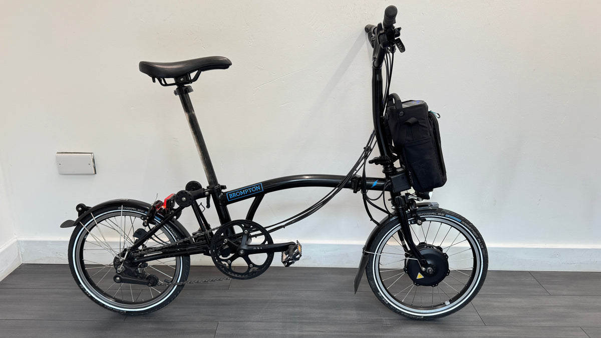 Brompton Electric M6L Folding Bike - Black - 2022 BRAND NEW Motor fitted