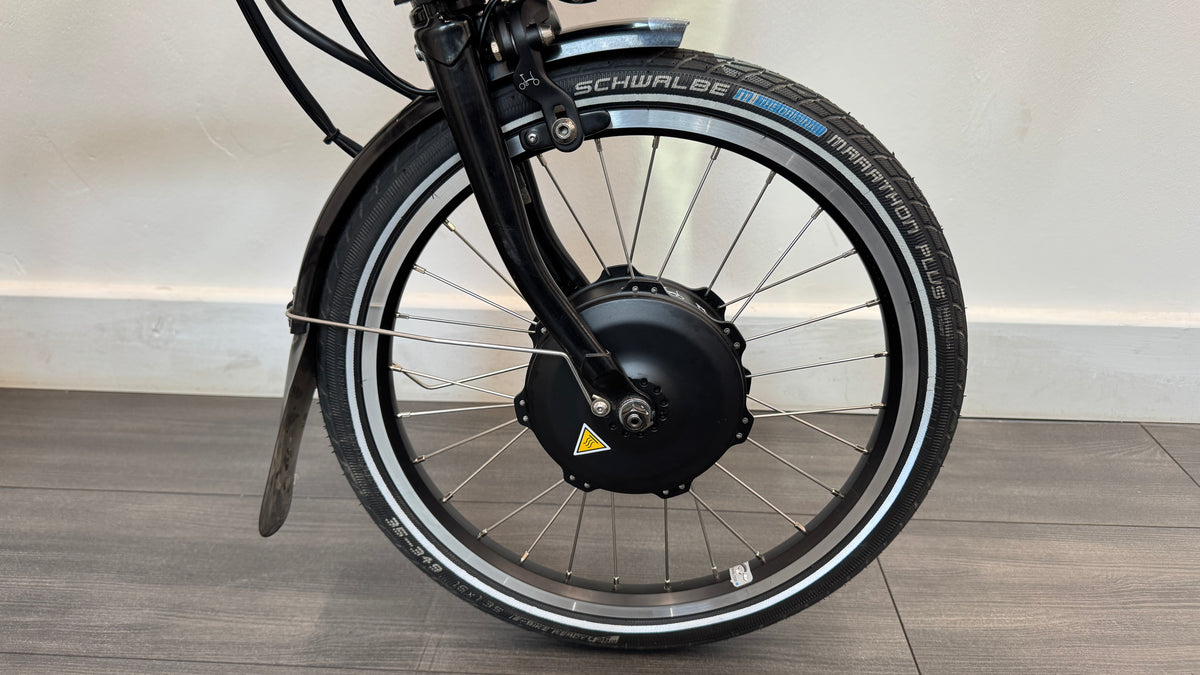 Brompton Electric M6L Folding Bike - Black - 2022 BRAND NEW Motor fitted