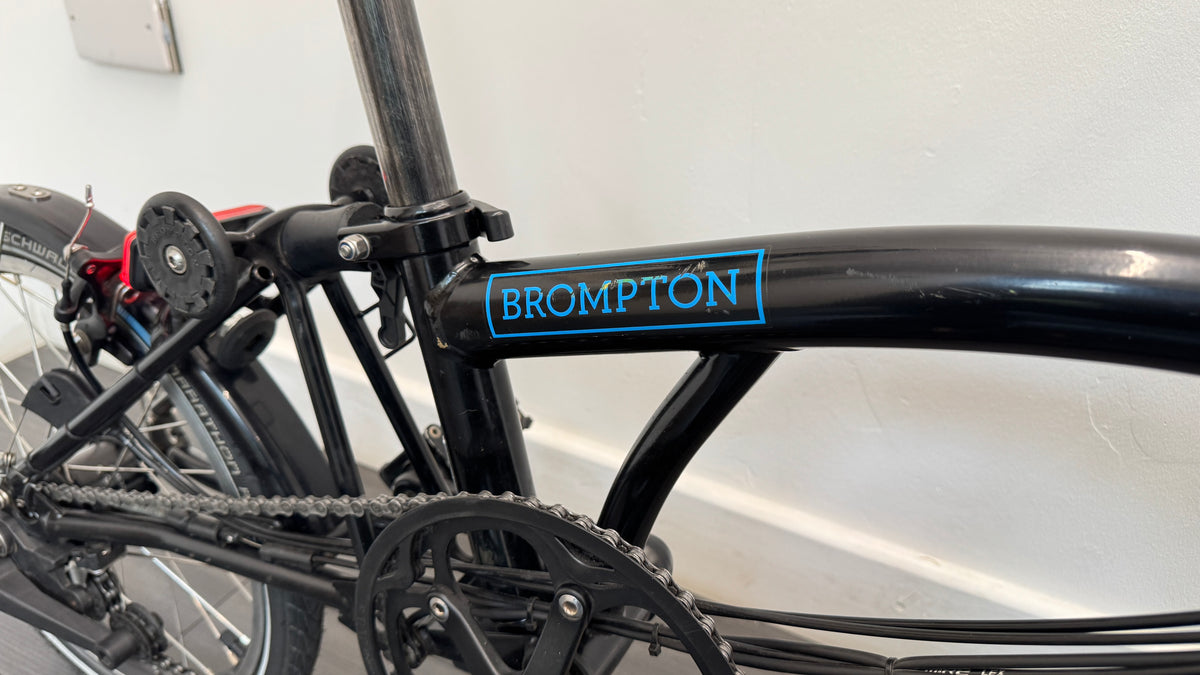 Brompton Electric M6L Folding Bike - Black - 2022 BRAND NEW Motor fitted