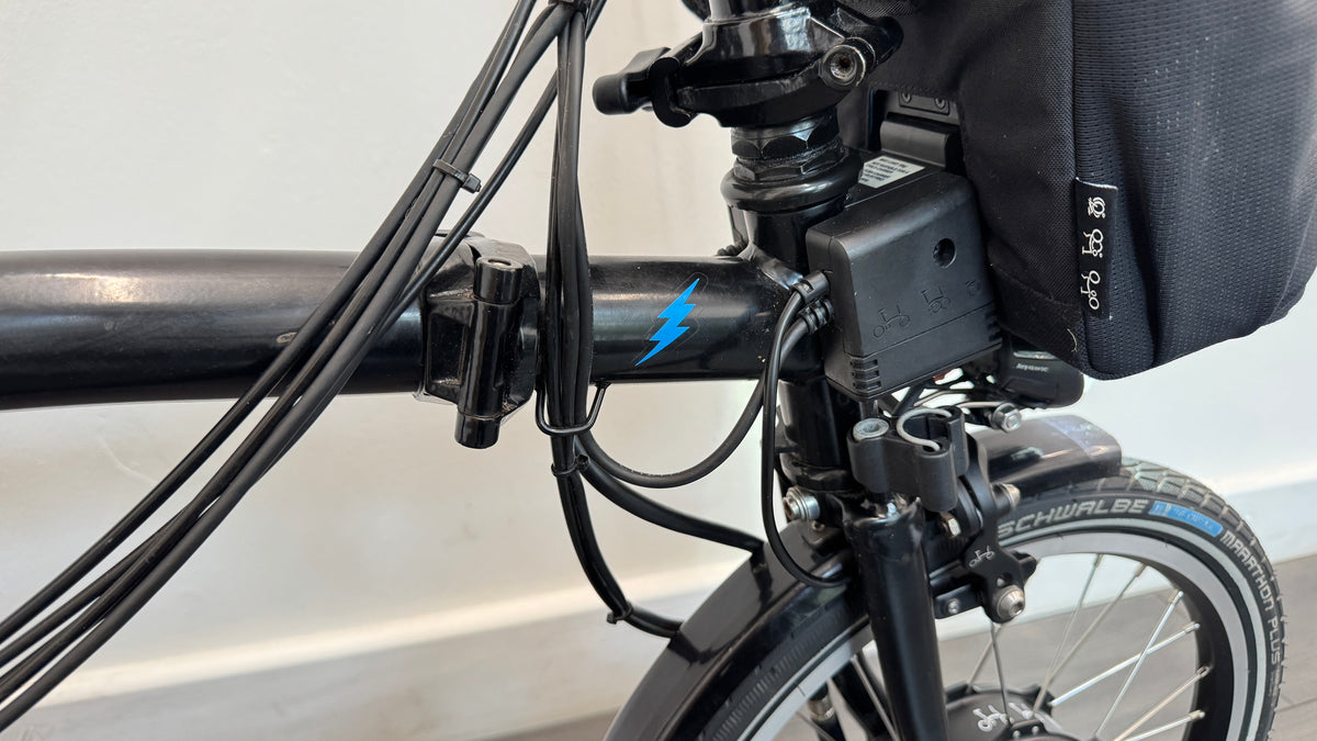 Brompton Electric M6L Folding Bike - Black - 2022 BRAND NEW Motor fitted