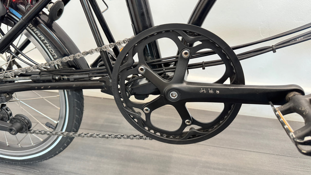 Brompton Electric M6L Folding Bike - Black - 2022 BRAND NEW Motor fitted
