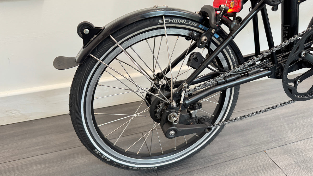 Brompton Electric M6L Folding Bike - Black - 2022 BRAND NEW Motor fitted