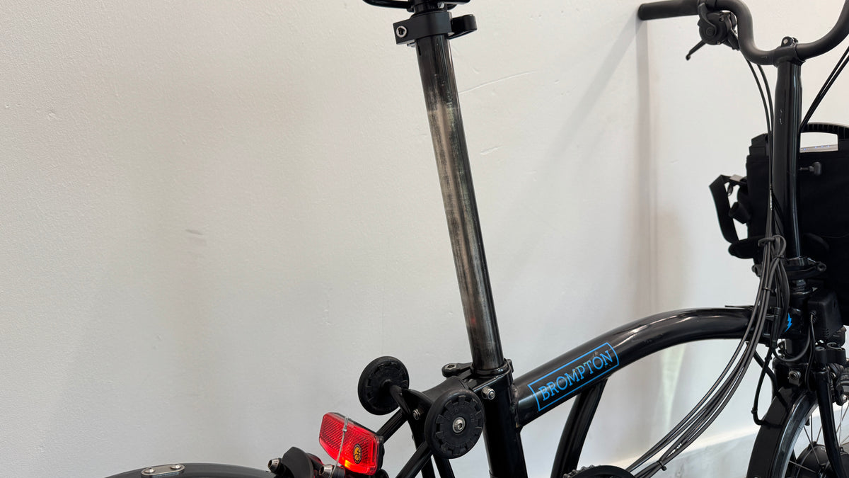 Brompton Electric M6L Folding Bike - Black - 2022 BRAND NEW Motor fitted