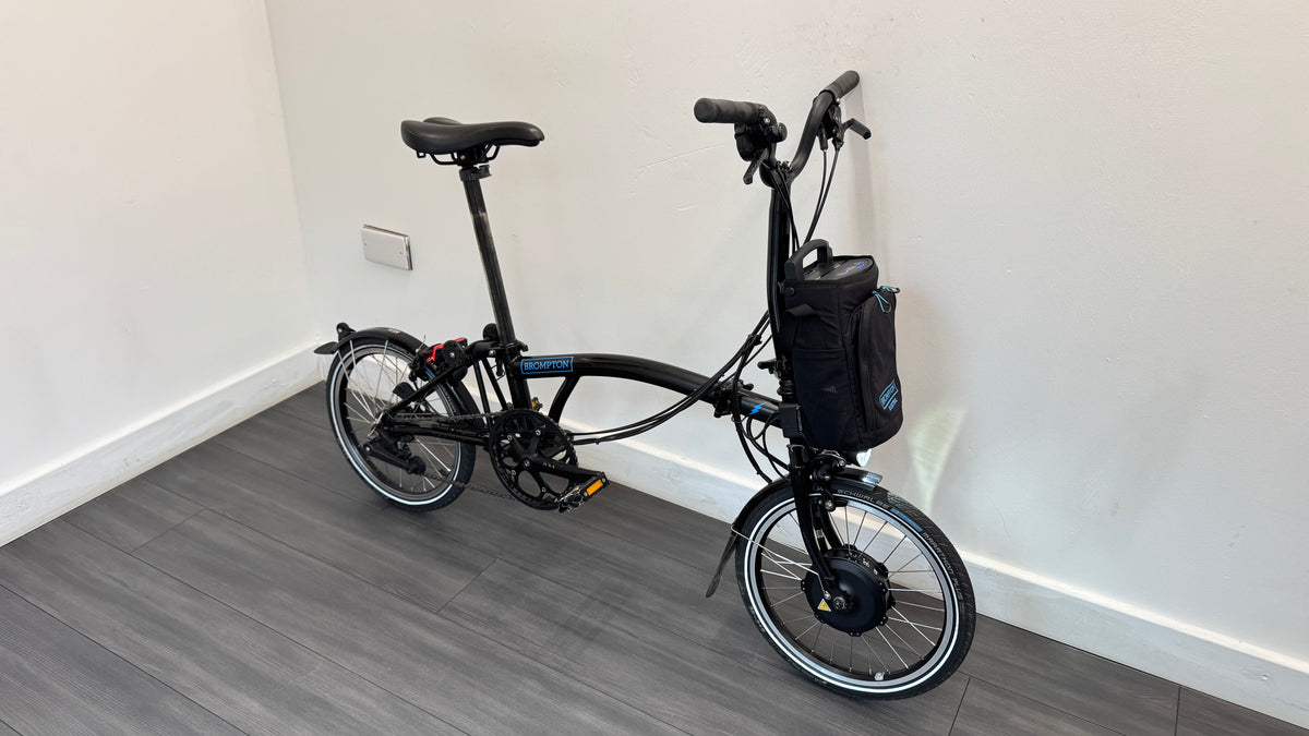 Brompton Electric M6L Folding Bike - Black - 2022 BRAND NEW Motor fitted