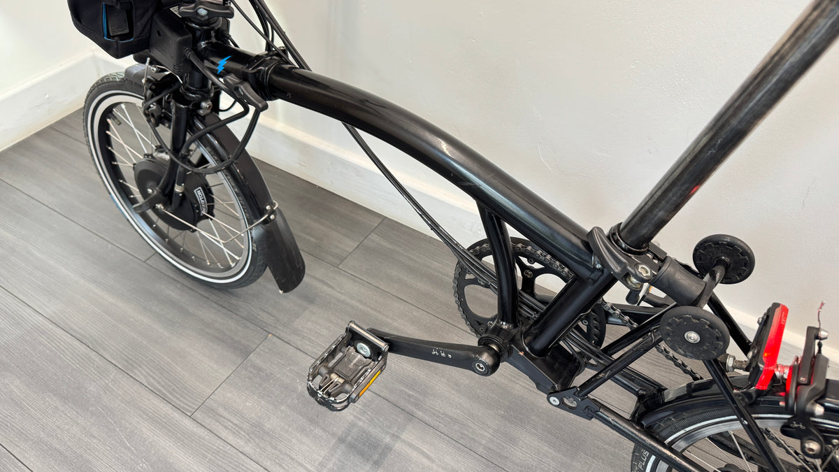 Brompton Electric M6L Folding Bike - Black - 2022 BRAND NEW Motor fitted