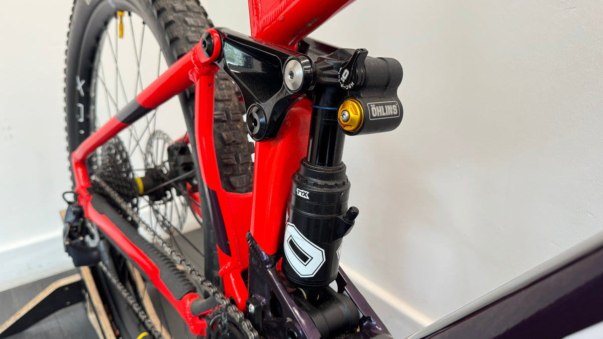 Mondraker Crafty Carbon XR EXTRA LARGE eMTB Electric Bike Bosch 750Wh Kiox 300 Ohlins Maven Brakes
