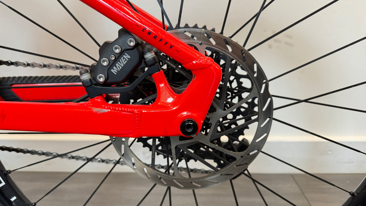 Mondraker Crafty Carbon XR EXTRA LARGE eMTB Electric Bike Bosch 750Wh Kiox 300 Ohlins Maven Brakes