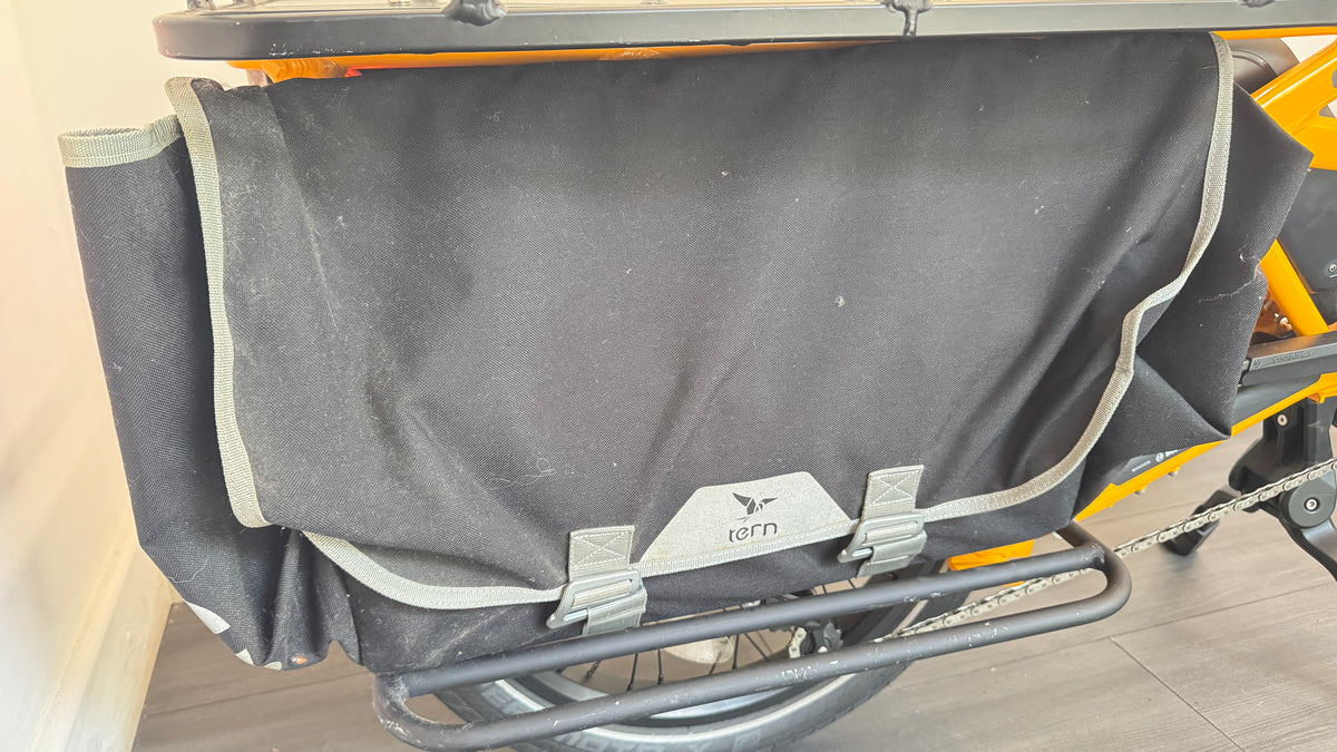 Tern GSD S00 Electric Cargo Bike 500Wh Enviolo drive – Yellow ONLY 8 Miles use Extras Included