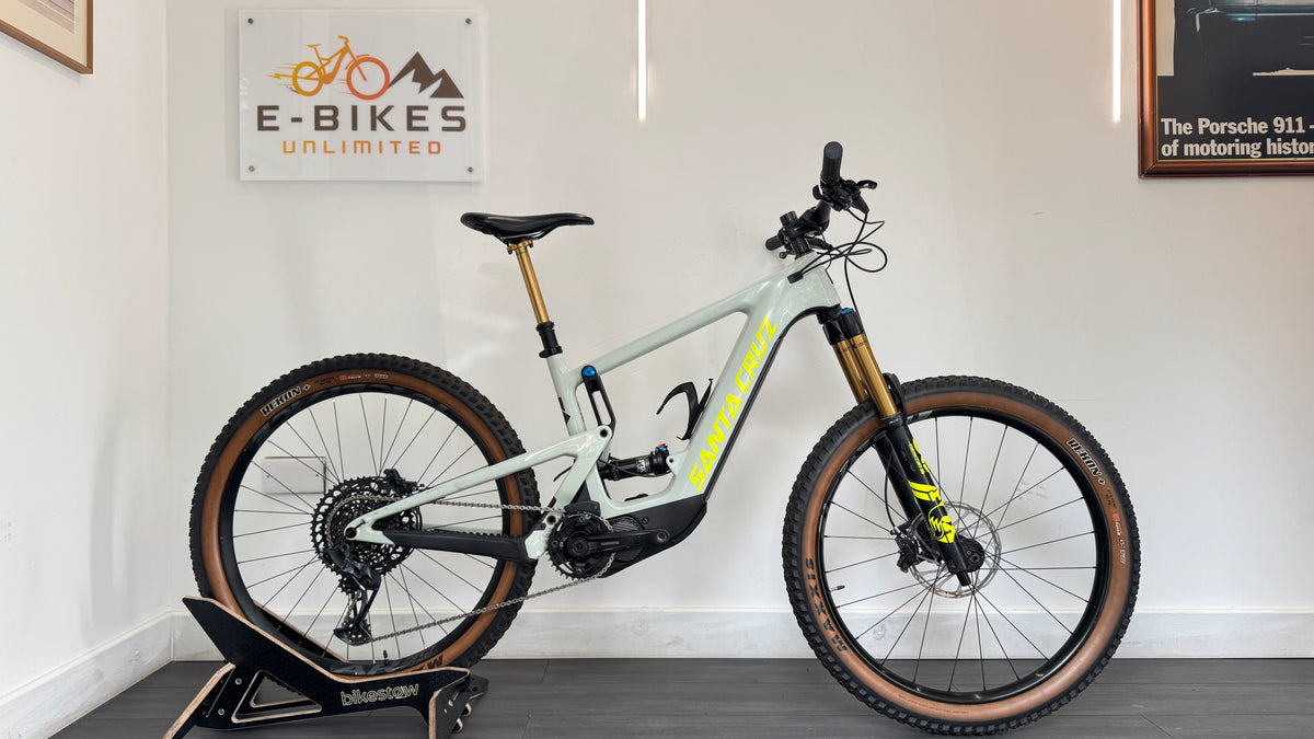 Santa Cruz Heckler Carbon CC S MEDIUM Electric Bike EBIKE Shimano EP8 504Wh Burgtec Upgrades