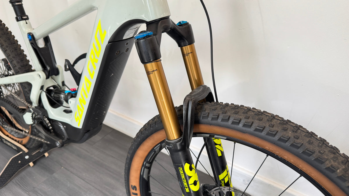 Santa Cruz Heckler Carbon CC S MEDIUM Electric Bike EBIKE Shimano EP8 504Wh Burgtec Upgrades