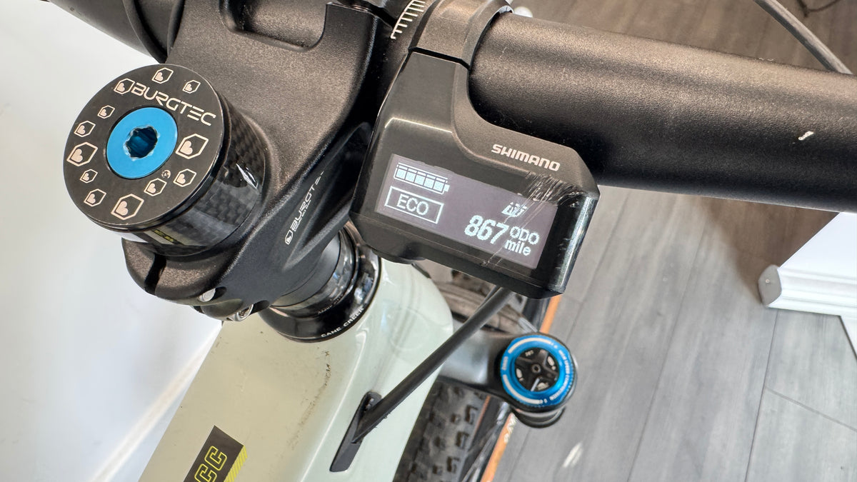 Santa Cruz Heckler Carbon CC S MEDIUM Electric Bike EBIKE Shimano EP8 504Wh Burgtec Upgrades