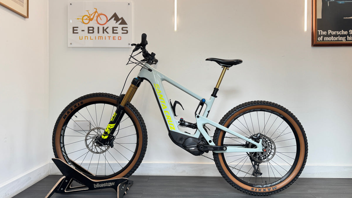 Santa Cruz Heckler Carbon CC S MEDIUM Electric Bike EBIKE Shimano EP8 504Wh Burgtec Upgrades