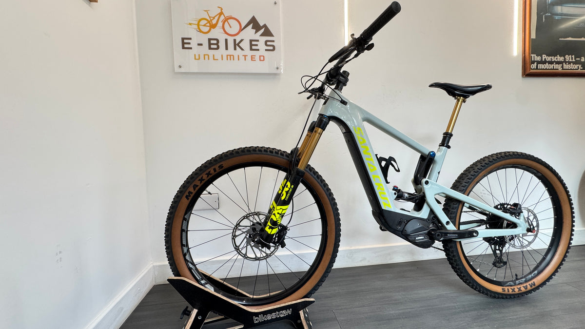 Santa Cruz Heckler Carbon CC S MEDIUM Electric Bike EBIKE Shimano EP8 504Wh Burgtec Upgrades
