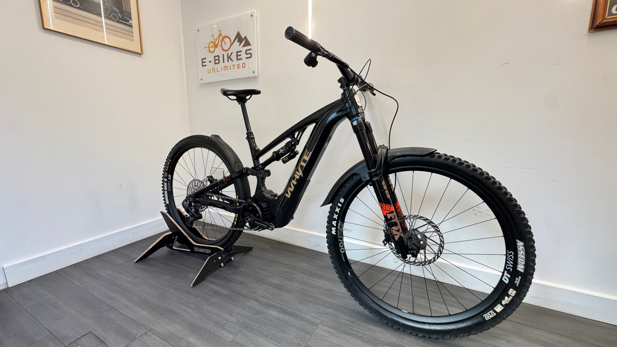 Whyte Bikes E-160 RSX MEDIUM Trail/Enduro Electric Mountain Bike 2024 Matt Black and Orange