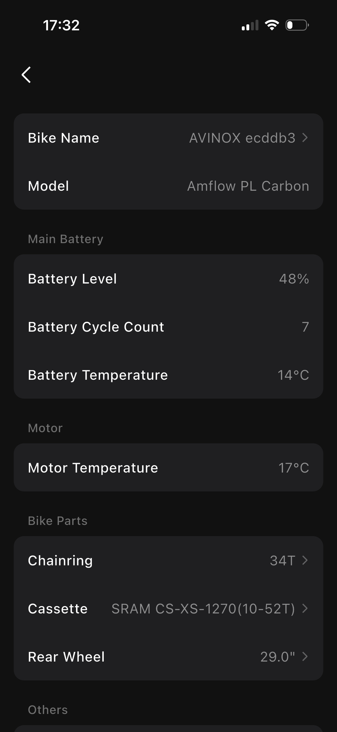 Amflow PL Carbon 800wh EXTRA LARGE (XL) Electric Mountain Bike 2026 Invisiframe only 223 miles