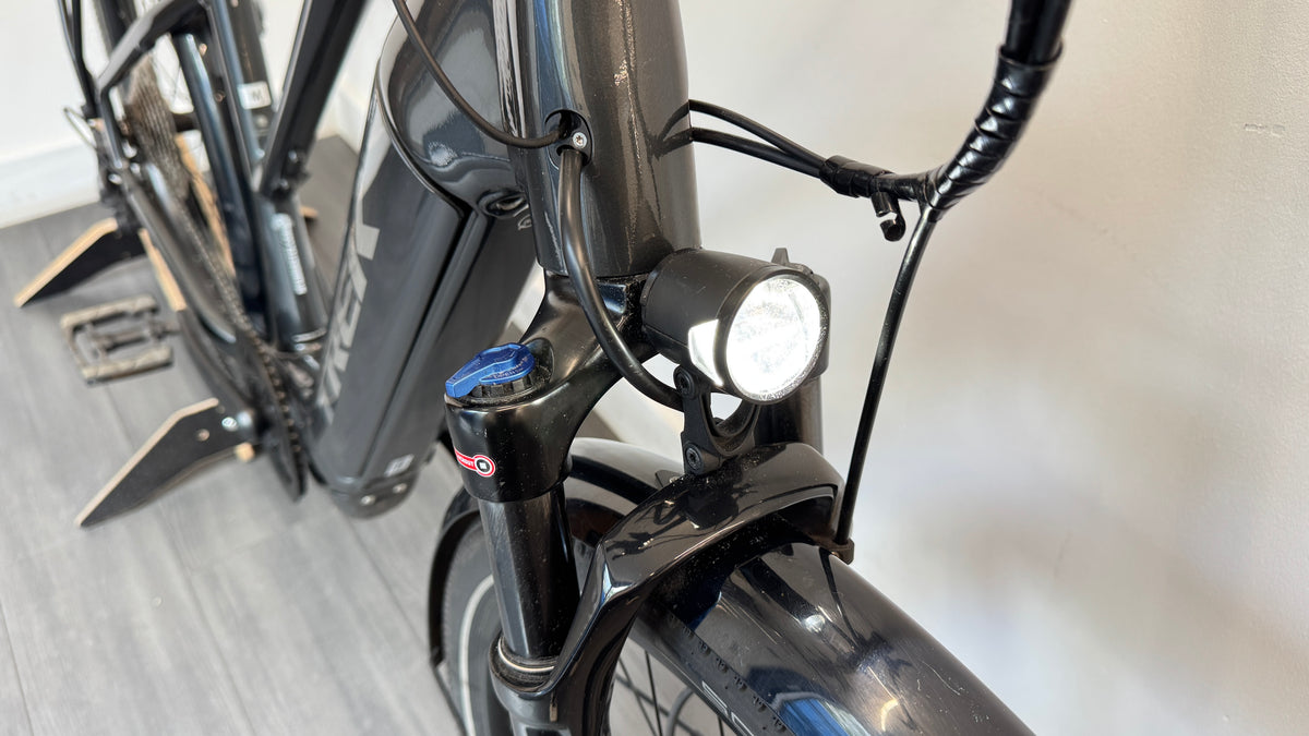 Trek Allant +7 Stagger MEDIUM 2023 Lithium Grey Electric Bike ebike rrp £2950