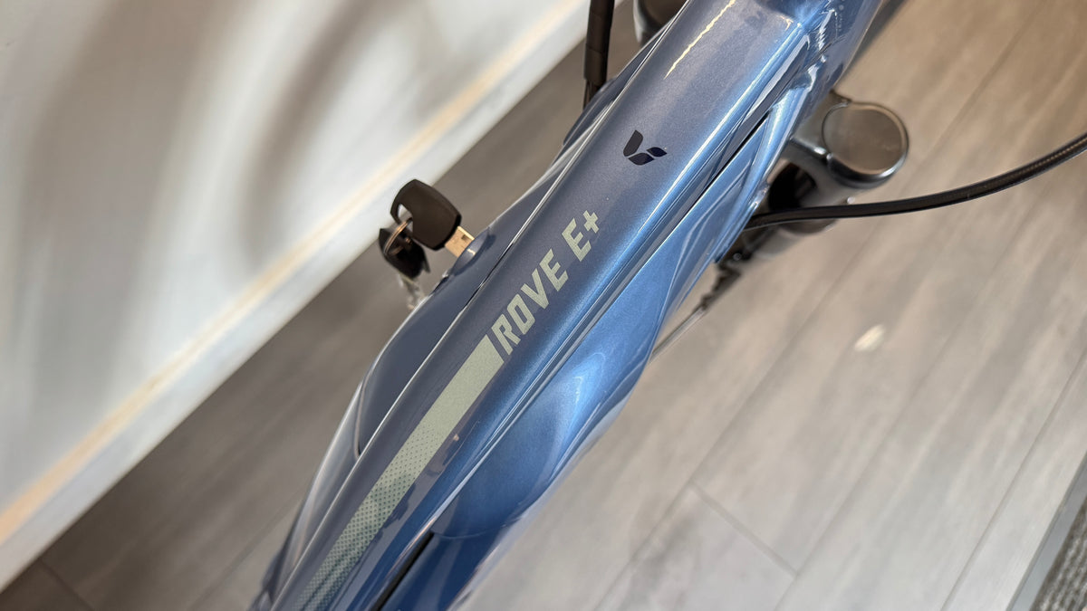 Giant Liv Rove E+ SMALL Blue Ashes Hybrid Ebike Electric Bike Acid Mudguards Rear Carrier